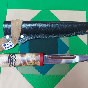 Национальный Якутский туристический нож Быхах, длина лезвия 14.1 см